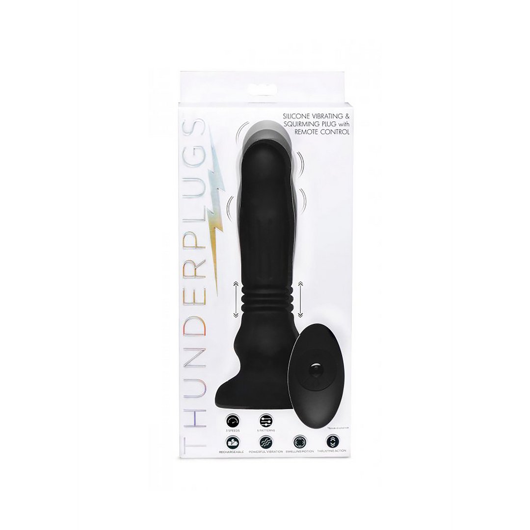 Silicone Zwelling Stotende Buttplug - Waterdicht & Oplaadbaar - EroticToyzProducten,Toys,Anaal Toys,Buttplugs Anale Dildo's,Buttplugs Anale Dildo's Vibrerend,Vibrators,Thrusting Vibrators,,GeslachtsneutraalXR Brands