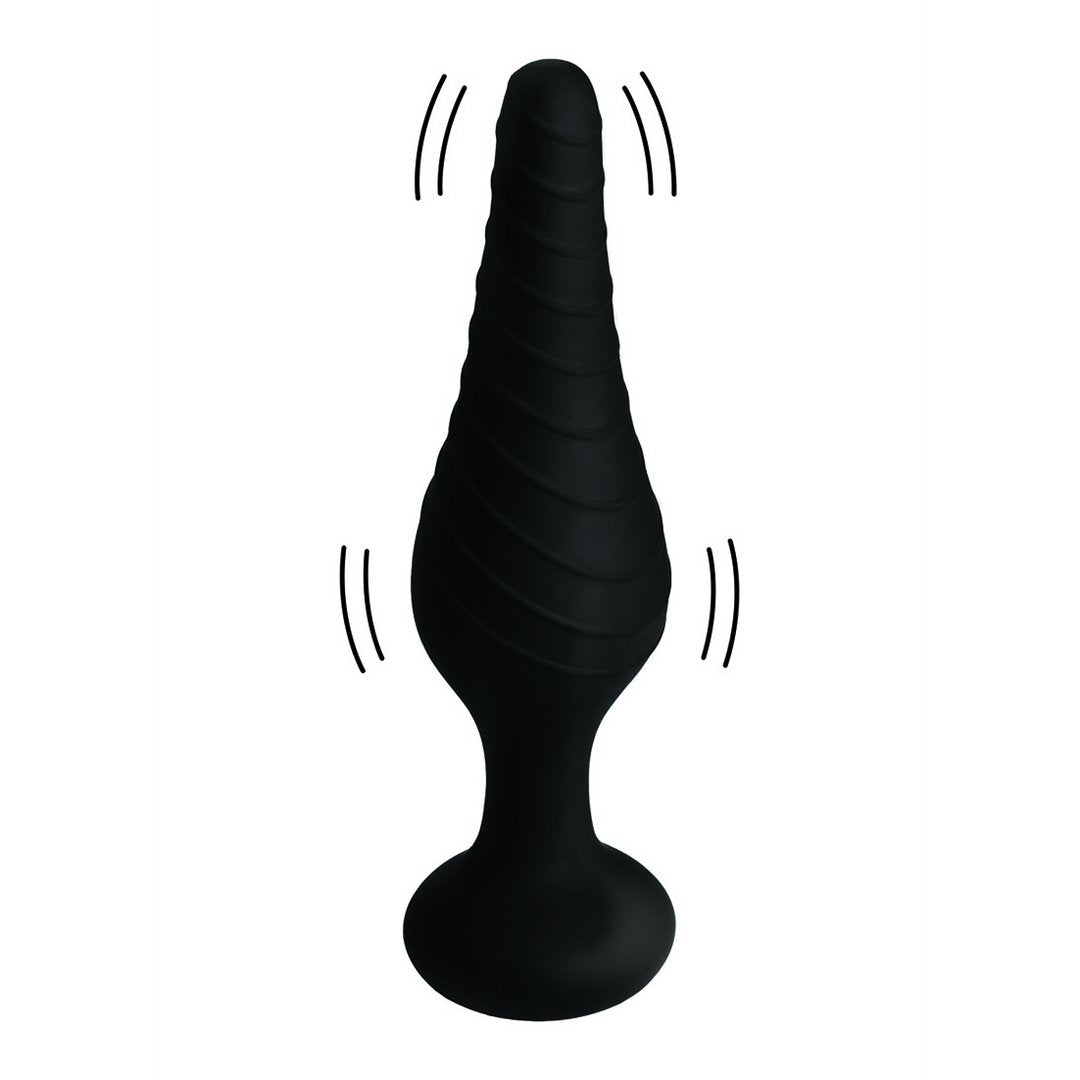 Siliconen Trillende Anale Plug met Afstandsbediening - EroticToyzProducten,Toys,Anaal Toys,Buttplugs Anale Dildo's,Buttplugs Anale Dildo's Vibrerend,,GeslachtsneutraalXR Brands