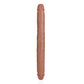 'Slim Double Ended Dildo 35,6 cm - Tan' - EroticToyzDubbele Dildo'sRealRock by Shots