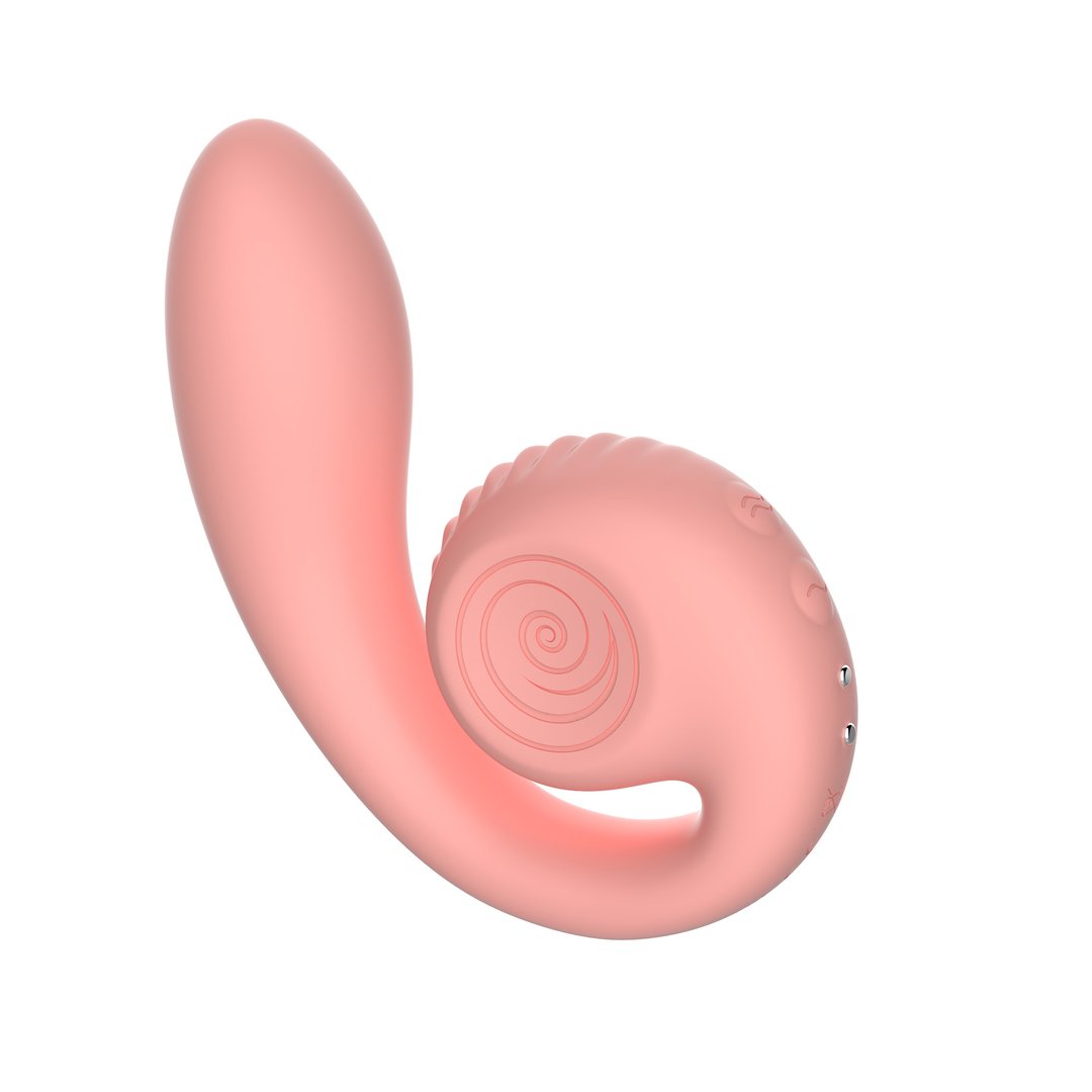 Snail Vibe Gizi Rabbit Vibrator - Peachy Pink - EroticToyzLuxe VibratorSnail Vibe