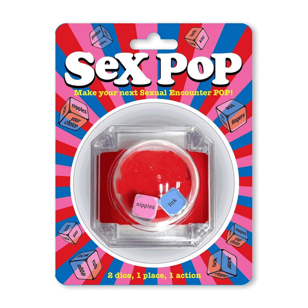 Spicy Play Popping Dobbelspel - Compact & Draagbaar - EroticToyzDobbelstenenLittle Genie Productions