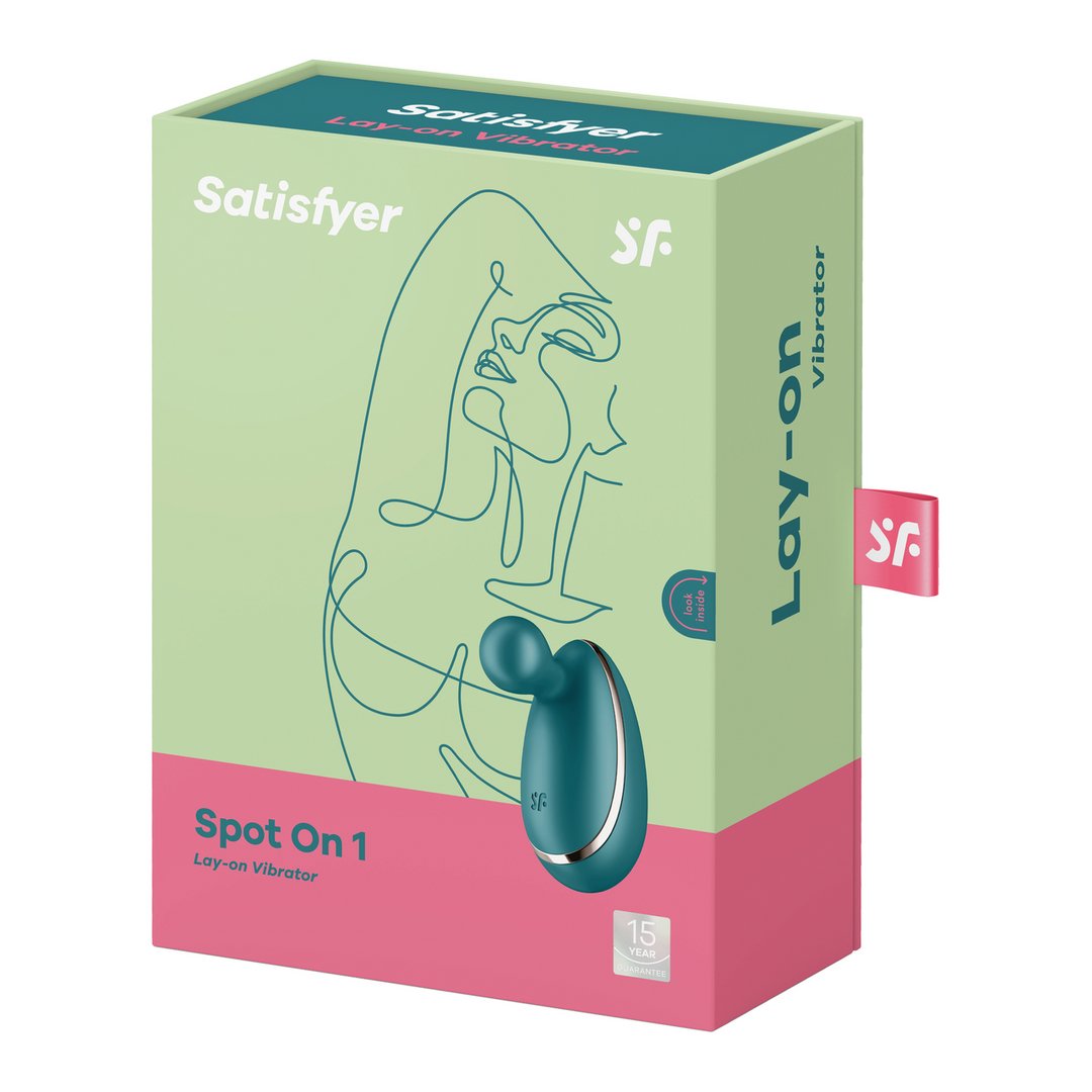 Spot On 1 - Groen Clitorale Stimulator met 12 Vibratieprogramma's - EroticToyzProducten,Toys,Vibrators,Clitoris Stimulator,Lay - on Vibrator,,GeslachtsneutraalSatisfyer