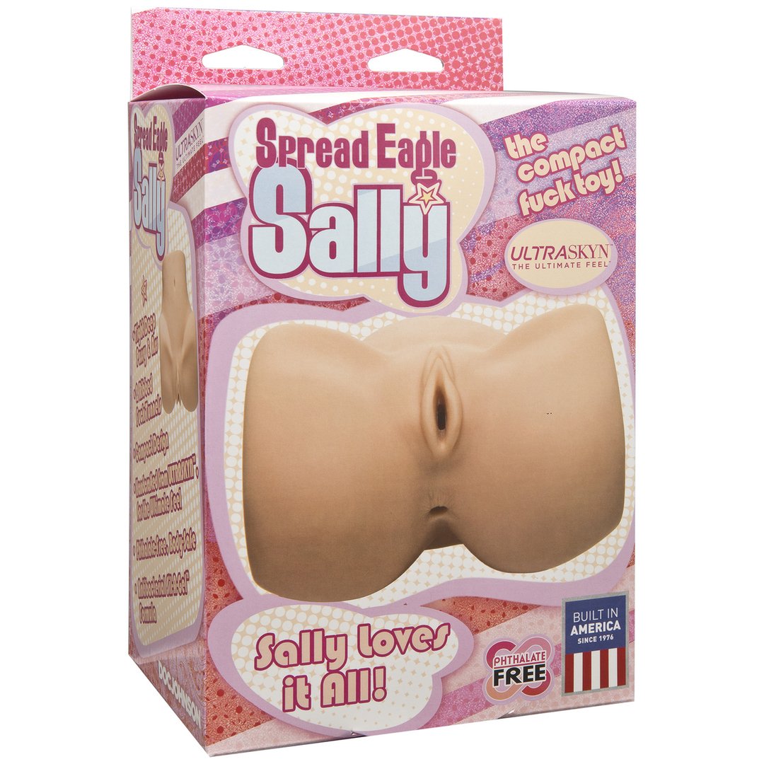 Spread Eagle Sally - ULTRASKYN Masturbator met Realistische Kut en Kont - EroticToyzProducten,Toys,Toys voor Mannen,Masturbators Strokers,Anus Masturbator,Handmatige Masturbator,Vagina Masturbator,,GeslachtsneutraalDoc Johnson