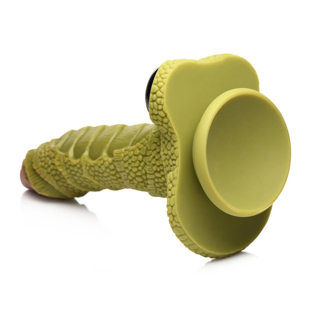 Swamp Monster Schubbige Siliconen Dildo met Zuignap - Zwart - EroticToyzProducten,Toys,Dildos,Niet - Fallische Dildo's,,GeslachtsneutraalXR Brands