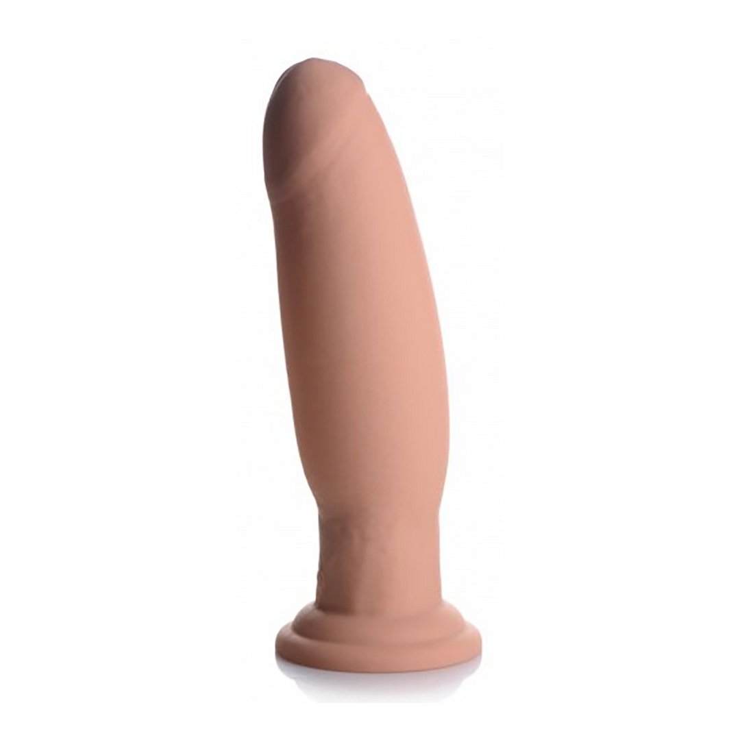 Swell Opblaasbare en Vibrerende Silicone Dildo 18 cm - Zwart - EroticToyzRealistische VibratorsXR Brands