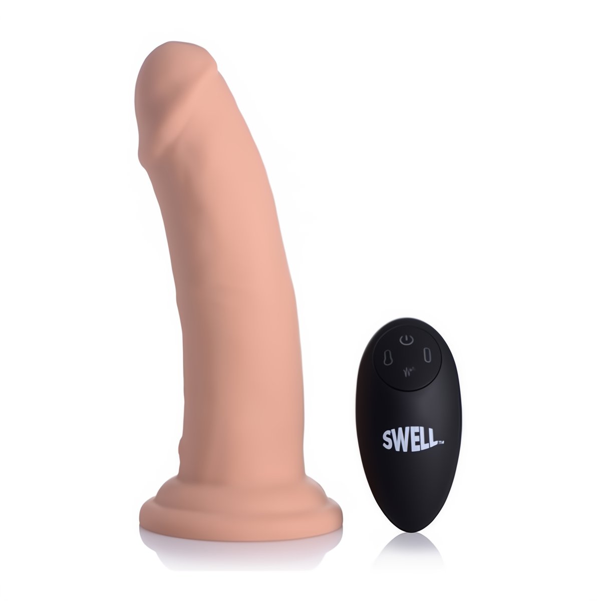 Swell Vibrerende en Opblaasbare Dildo - 18 cm - EroticToyzProducten,Toys,Dildos,Opblaasbaar,Vibrators,Realistische Vibrators,,GeslachtsneutraalXR Brands