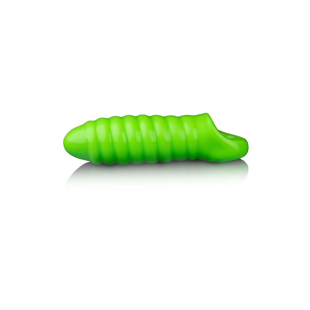 Swirl Thick Stretchy Penis Sheath - Glow in the Dark - EroticToyzProducten,Toys,Toys voor Mannen,Penis Sleeve,,MannelijkOuch! by Shots