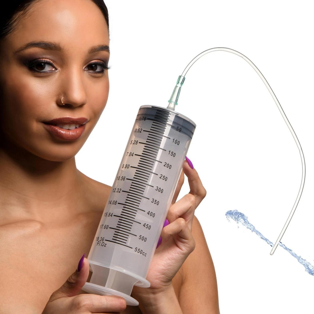 Syringe with Tube - 550 ml - EroticToyzProducten,Veilige Seks, Verzorging Hulp,HygiÃ«ne,Intieme Douche,,GeslachtsneutraalXR Brands