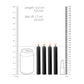 Sensuele Wax Kaarsen Set - 4 Kleuren - Pleasureplay MassagekaarsenOuch! by Shots