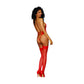 Teddy Jarretel Body - Rood - EroticToyzBodysuits TeddiesDreamgirl