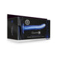 Hollow Strap - On - Gebogen en Gestructureerd - 20 cm - Metallic Blauw - Pleasureplay HolOuch! by Shots