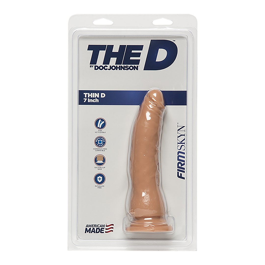 Thin D - 18 cm - EroticToyzProducten,Toys,Dildos,Realistische Dildo's,,GeslachtsneutraalDoc Johnson