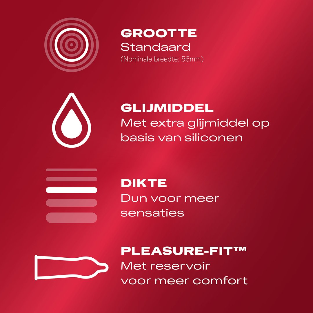 'Thin Feel Extra Glijmiddel Condooms 10 stuks' - EroticToyzCondooms voor MannenDurex