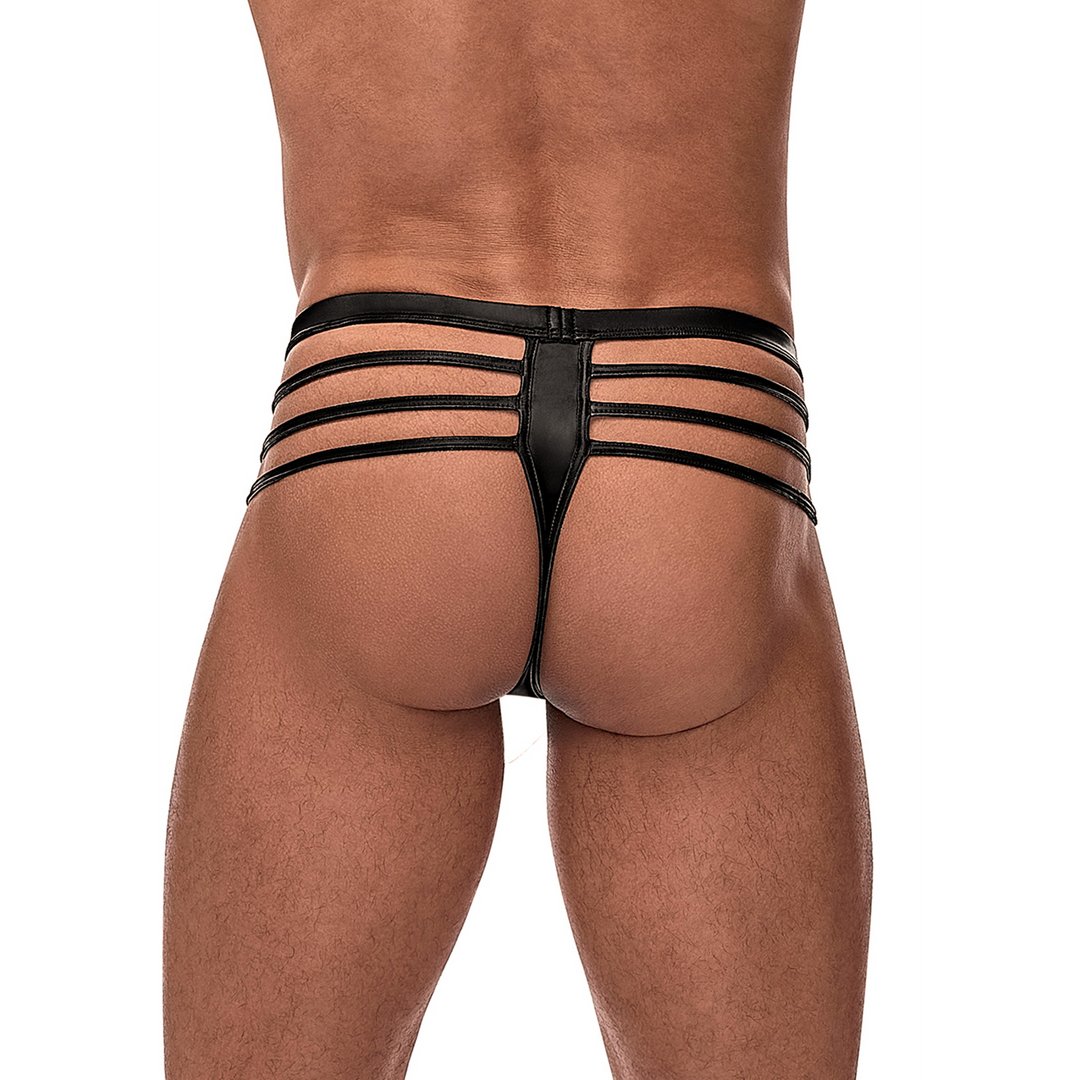 Thong - M - Black - EroticToyzProducten,Lingerie,Lingerie voor Hem,Strings,,MannelijkMale Power