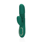 'Thrusting Rabbit Vibrator Met Dubbele Stimulatie - Roze' - EroticToyzThrusting VibratorsLoveline by Shots