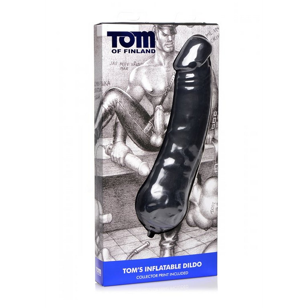 Opblaasbare Siliconen Dildo - 33,7 cm Zwart - Pleasureplay OpblaasbaarXR Brands