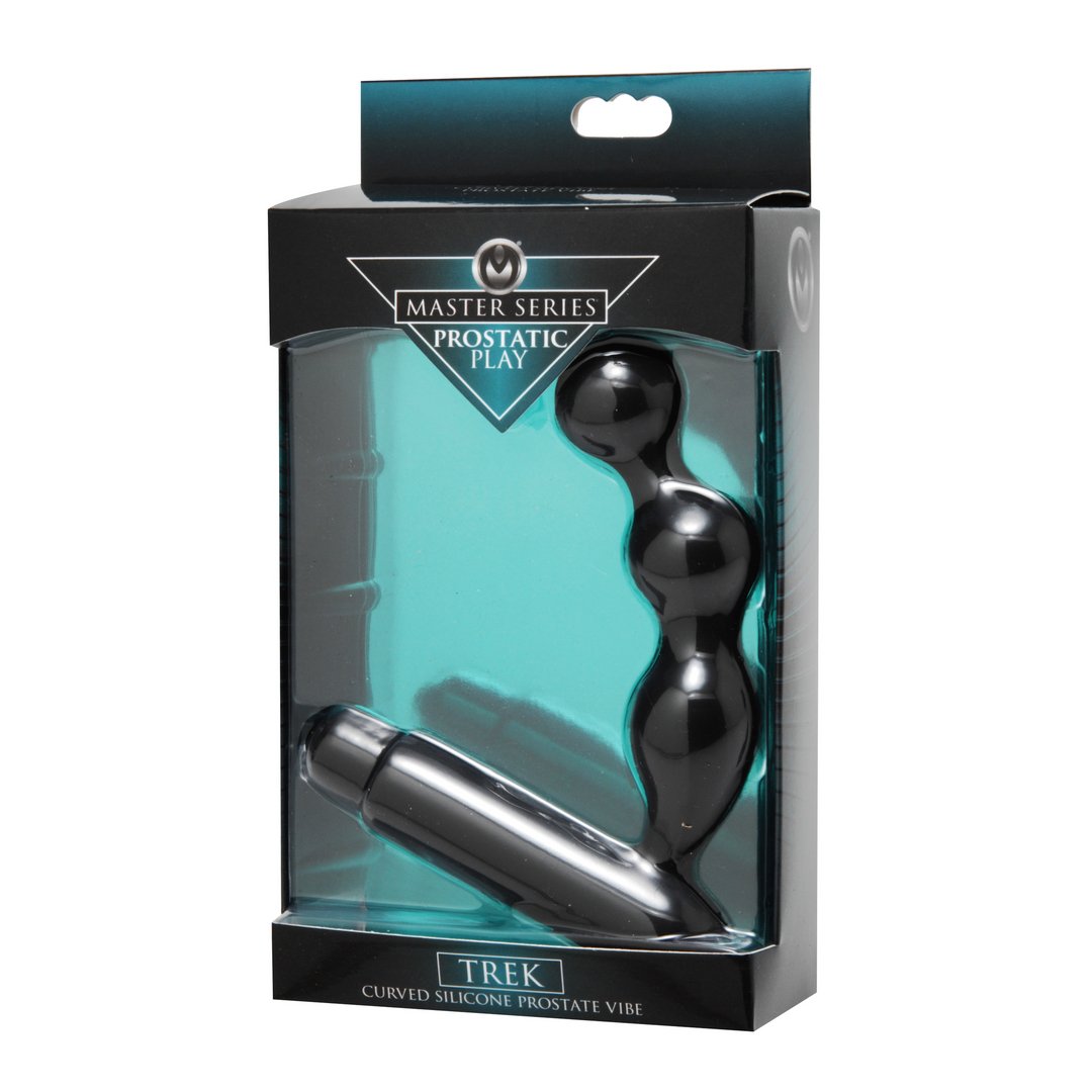 Trek - Curved Silicone Prostate Vibrator - EroticToyzProducten,Toys,Anaal Toys,Prostaatstimulatoren,,GeslachtsneutraalXR Brands