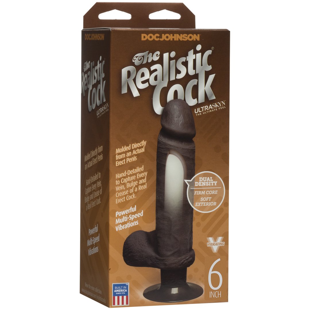 Trillende ULTRASKYN Realistische Dildo - 15 cm - EroticToyzRealistische VibratorsDoc Johnson