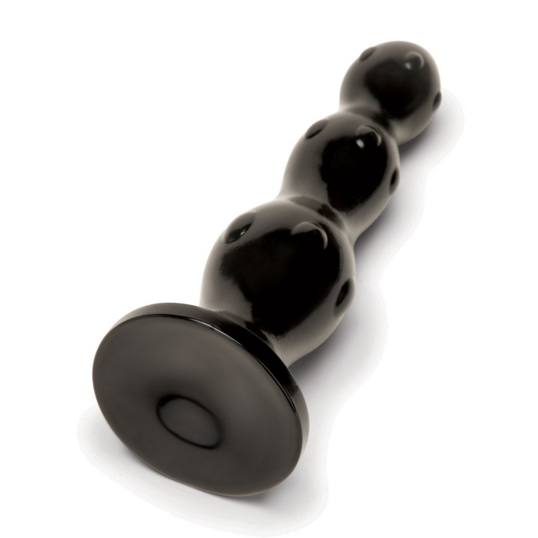 Anaal Plug Met Kralen - Zwart 24 cm - Pleasureplay Buttplugs Anale Dildo's Niet VibrerendProwler Red