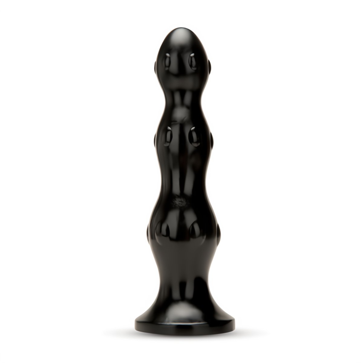 Anaal Plug Met Kralen - Zwart 24 cm - Pleasureplay Buttplugs Anale Dildo's Niet VibrerendProwler Red