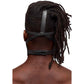 Masker Met Verstelbare Nekband En Voorste Ring - Zwart - Pleasureplay Fetishkleding voor HemMale Power