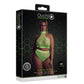 Neon Turtle Neck en High Waist Slip - Groen - Pleasureplay 2 - Delige SetOuch! by Shots