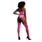 Neon Crop Top en Kousen Set - Roze - Pleasureplay 2 - Delige SetOuch! by Shots