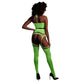 Tweedelige Lingerieset - Neon Groen - Pleasureplay 2 - Delige SetOuch! by Shots