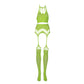 Tweedelige Lingerieset - Neon Groen - Pleasureplay 2 - Delige SetOuch! by Shots