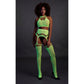 Tweedelige Lingerieset - Neon Groen - Pleasureplay 2 - Delige SetOuch! by Shots