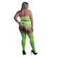 Tweedelige Lingerie Set - Neon Groen - Pleasureplay 2 - Delige SetOuch! by Shots