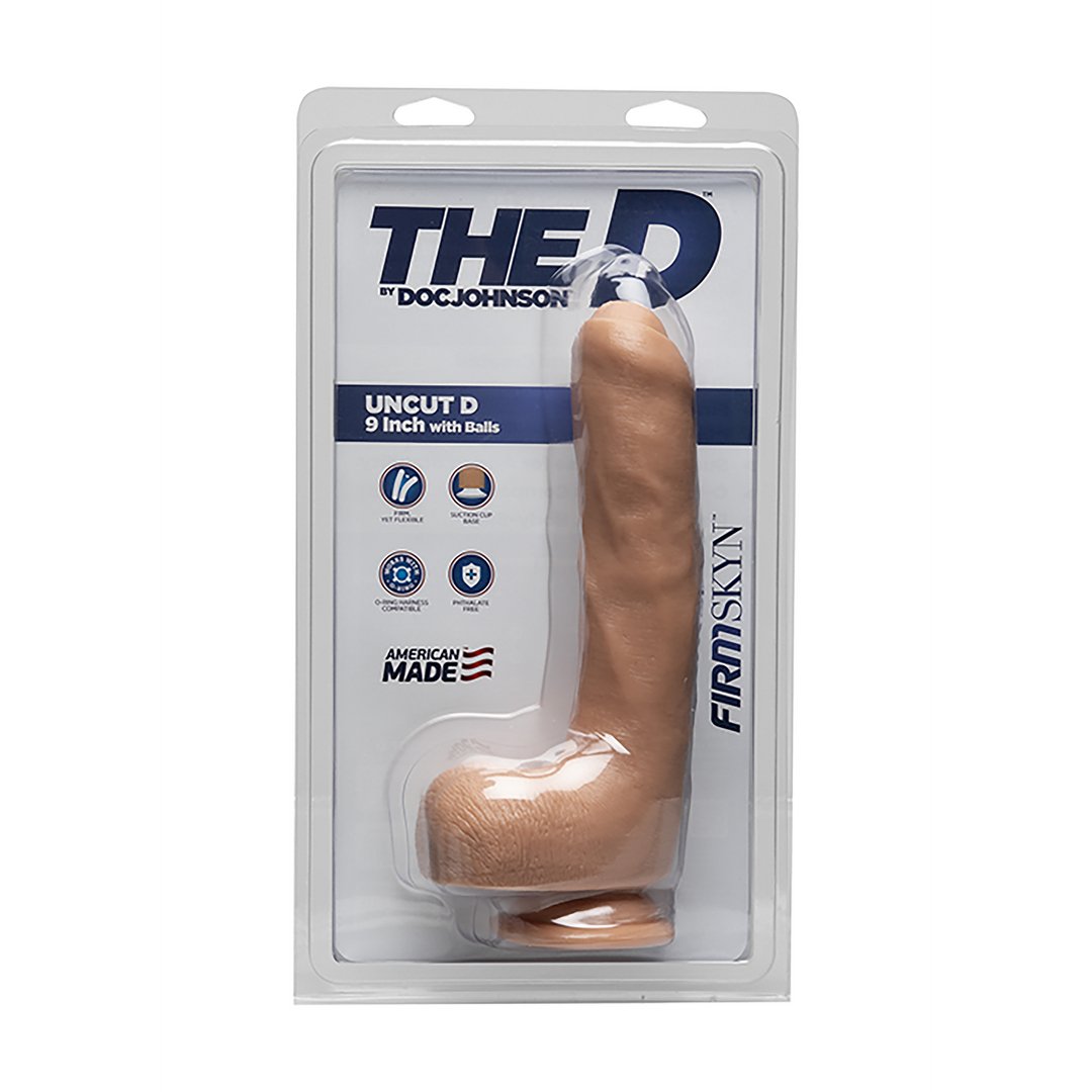 Uncut D - 22 cm - EroticToyzProducten,Toys,Dildos,Realistische Dildo's,,GeslachtsneutraalDoc Johnson