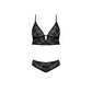 Underwired Bralette and Panty Set - 2XL - Black - EroticToyzProducten,Lingerie,Lingerie voor Haar,2 - Delige Set,Queen size,,VrouwelijkMagic Silk
