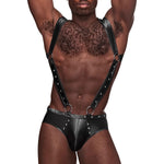 Uranus - M - Black - EroticToyzProducten,Lingerie,Lingerie voor Hem,Fetishkleding voor Hem,Jocks,,MannelijkMale Power