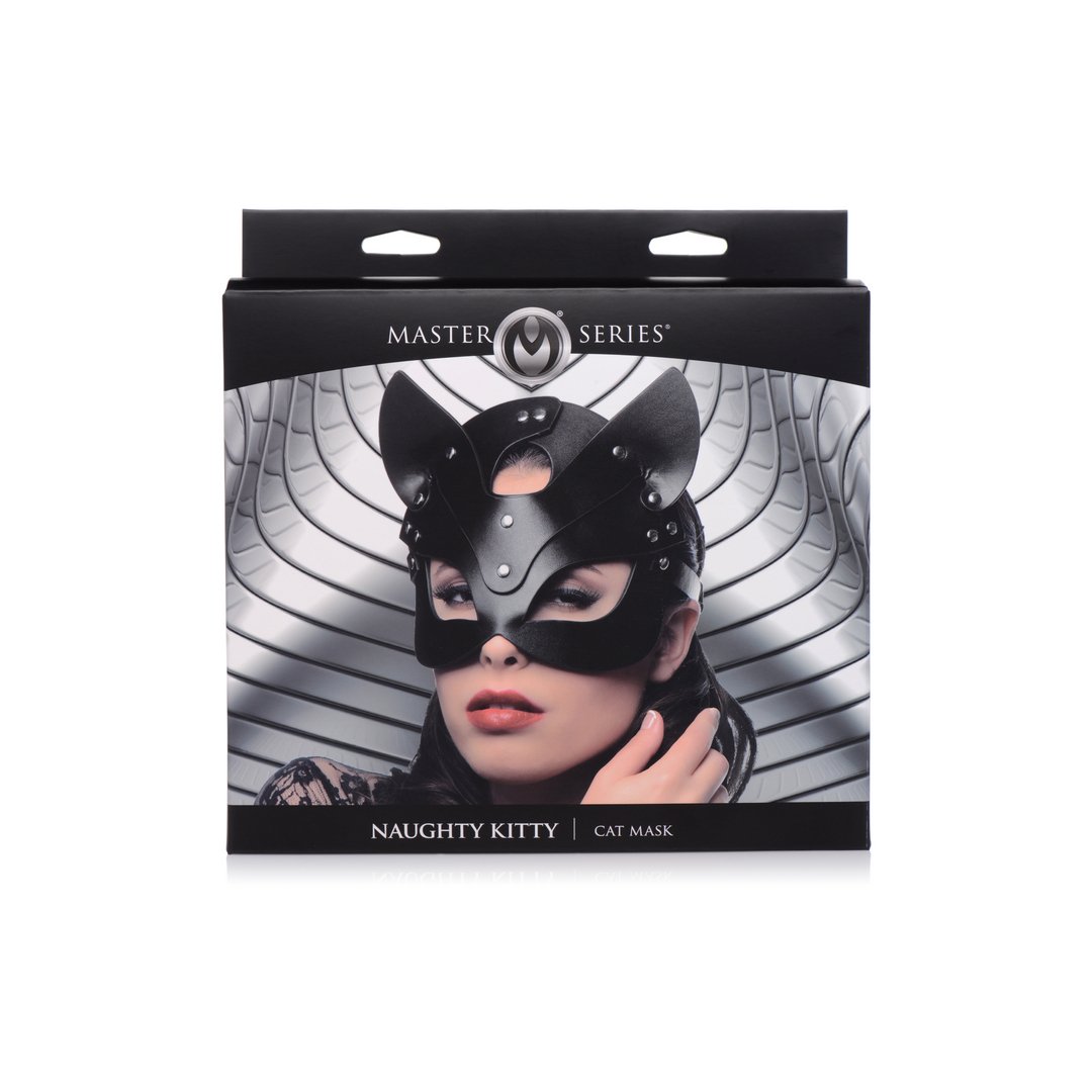 Kattenmasker - Veganistisch Zwart - Pleasureplay Fetish MaskerXR Brands