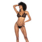 Lingerieset 3 - Delig - Zwart S/M - Pleasureplay 3 - Delige SetMapalé