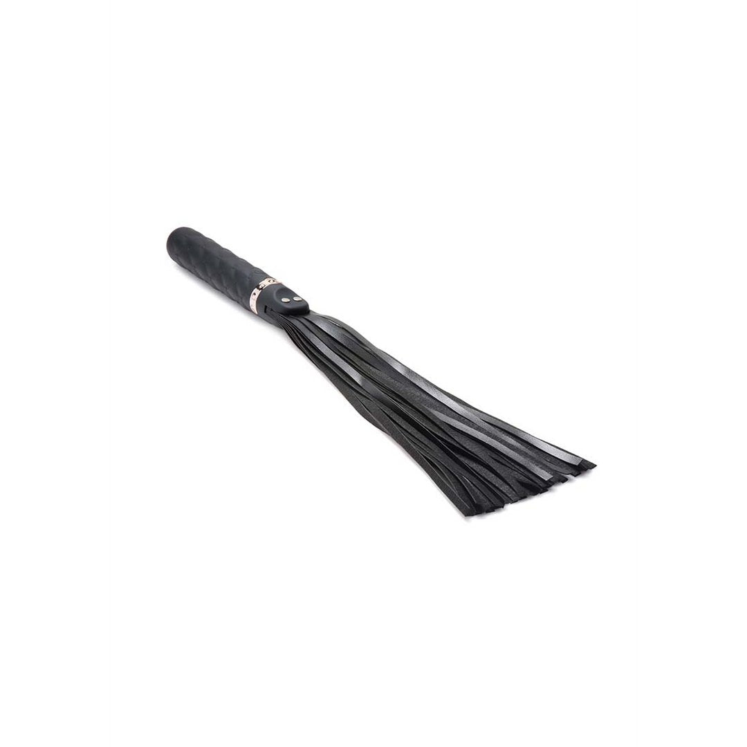 Vibra - Lasher - Vibrating Silicone Dildo Flogger - EroticToyzProducten,Toys,Fetish,Slaan en Plagen,Zwepen en Floggers,Vibrators,G - Spot Vibrator,,XR Brands