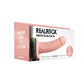Vibrerende Holle Strap - On Dildo - 15,5 cm - Huidskleur - Pleasureplay HolRealRock by Shots