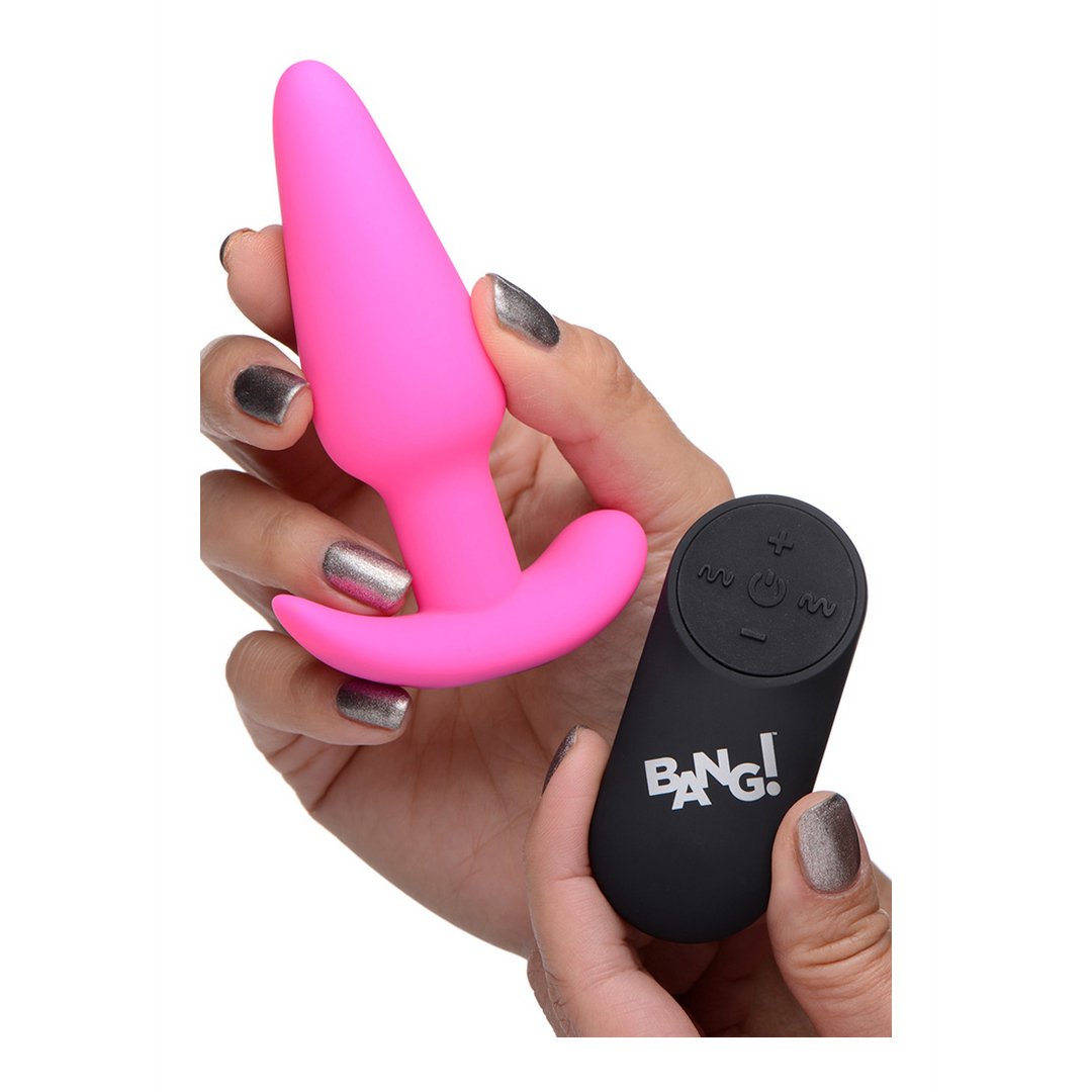 Vibrerende Siliconen Anaalplug met Afstandsbediening - Oplaadbaar en Waterdicht - EroticToyzButtplugs Anale Dildo's VibrerendXR Brands