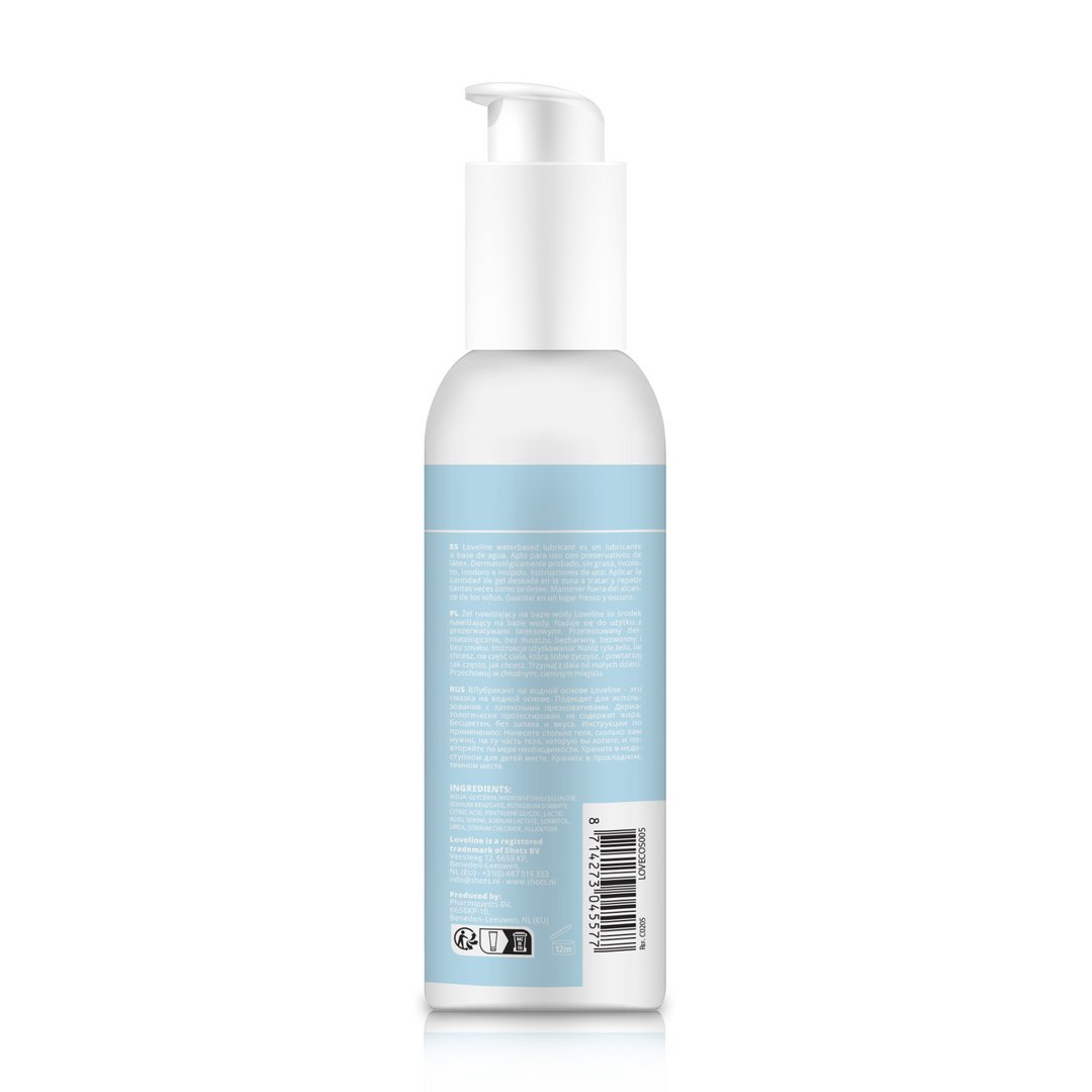 Waterbasis Glijmiddel - 150 ml - Pleasureplay Glijmiddelen op WaterbasisLoveline by Shots