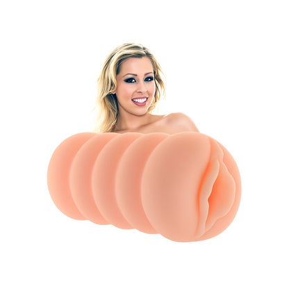 'Zoey Monroe 3D Stroker Met Levensecht Voelbaar Interieur - Huidskleur' - EroticToyzVagina MasturbatorStar Strokers