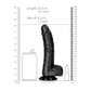 Realistische Dildo Met Ballen en Zuignap - 20,5 cm