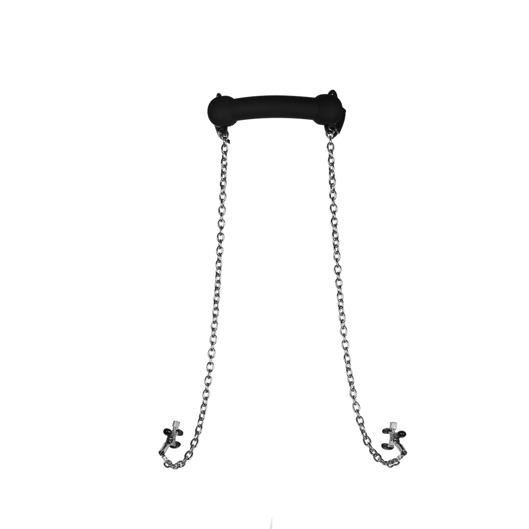 Bit Gag Tepelklemmen Zwart - Pleasureplay TepelklemmenOuch! by Shots