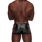 Cage - Short Met Studs - XL Zwart - Pleasureplay Fetishkleding voor HemMale Power