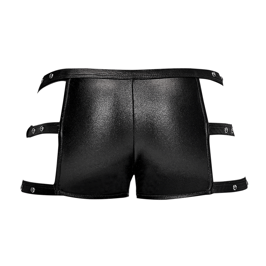 Cage - Short Met Studs - XL Zwart - Pleasureplay Fetishkleding voor HemMale Power